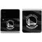NBA Golden State Warriors Black Animal Print Galaxy Z Flip4 5G Skin
